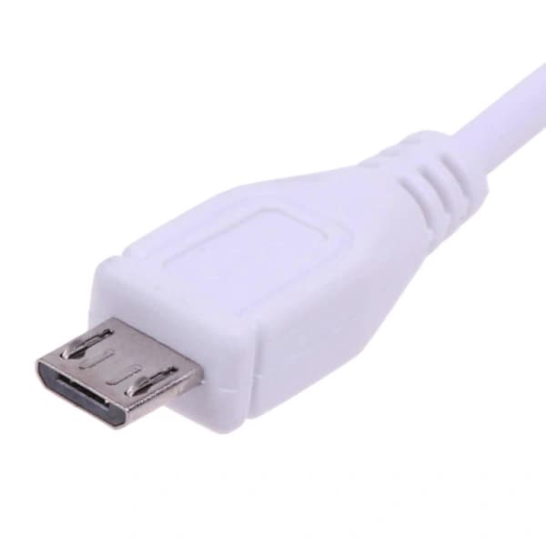 /EA/2-i-1 USB-kabel Dobbel Micro USB til USB-kabel Hurtiglading for Mobiltelefon 1m