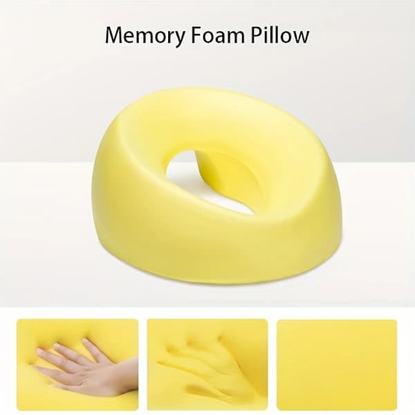 [1 st Ergonomisk Ansiktskudde] 1 st Modern Ergonomisk Ansiktskudde | O-formad/U-formad Skönhetssalong Sp Massage Pad, Maskintvättbar Polyuretan Fil...