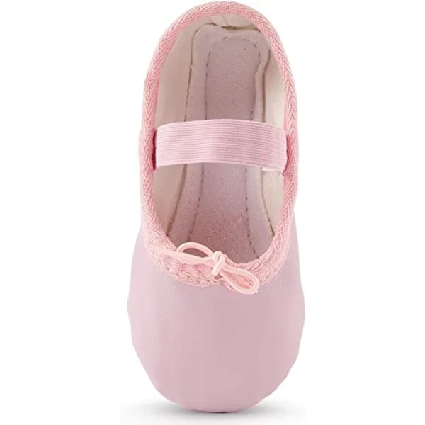 /EA/Balettskor Läder Ballerinaskor Helsula Dansskor för G