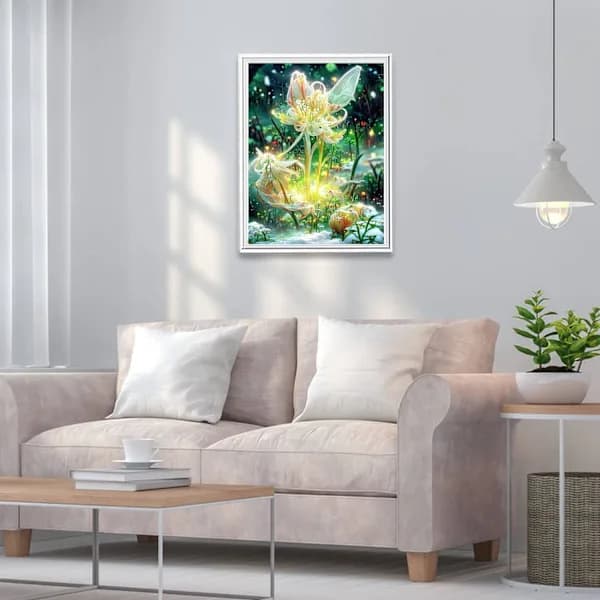 /EA/5D Diamantmaleri, Diamantmaleri efter nummer-kit, DIY Fl