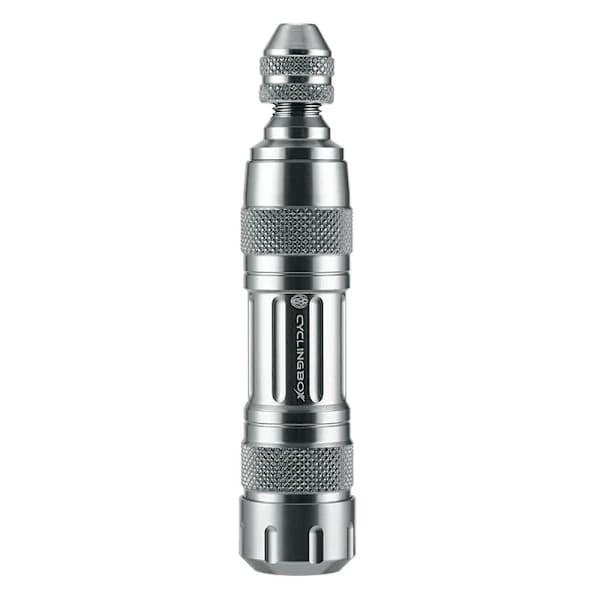 /EA/Cykeltillbehör Aluminiumlegering set Bärbar gummibandsutrustning (silver)