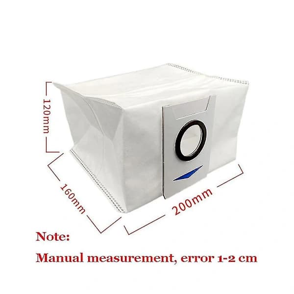 /EA/12-pack dammsugarpåsar för Deebot X1 Omni Turbo robotdammsugare