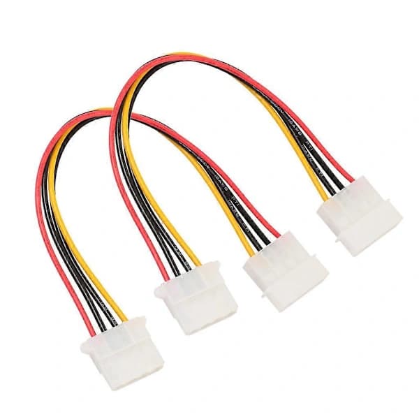 /EA/Computer Molex 4-pin strømforlængerkabel - hun til han HDD IDE computerblæser intern strømforlængerkabel