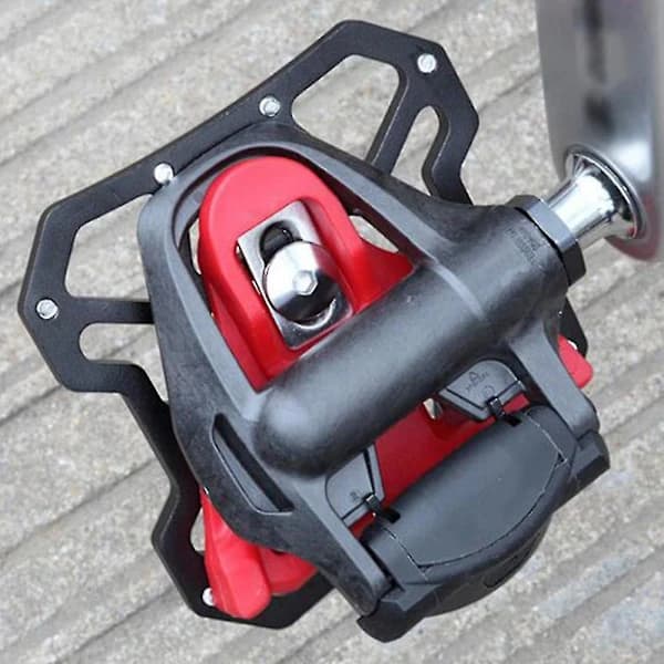 /EA/Premium Clipless Pedal till plattformsadaptrar 1 par aluminiumlegering cykelpedalplattform (gul)