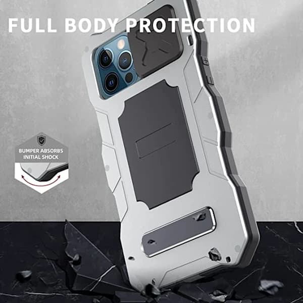/EA/Yhteensopiva iPhone 13 Pro Max vedenpitävän metallikotelon kanssa, Bui