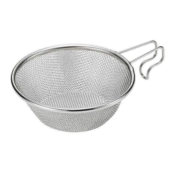 /EA/Camping Udendørs Filter Ske 304 Rustfrit Stål Fiske Filter Skål