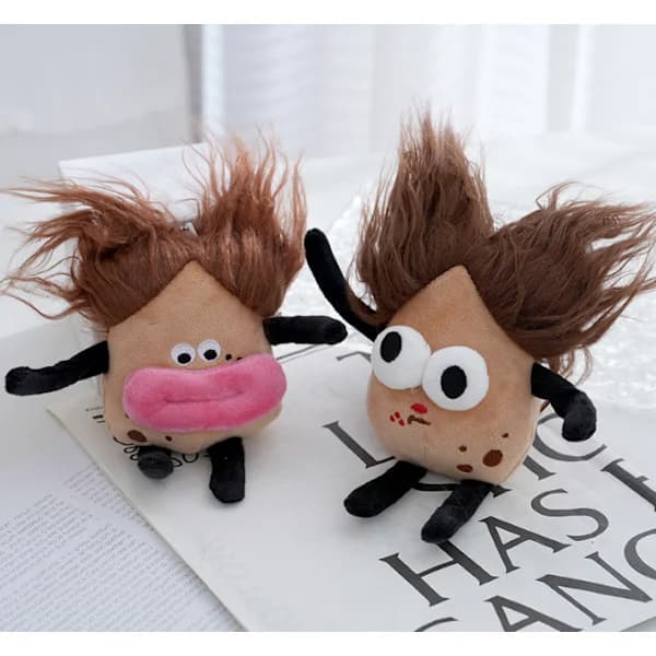 /EA/2-pack friterade potatisflätor dockhänge