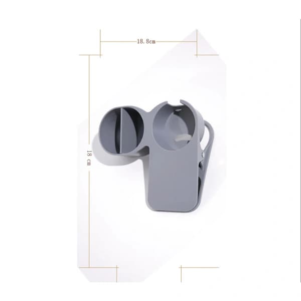 /EA/Clip-on koppholder for hjem, kontor, bord, kontorstoler - Hvit