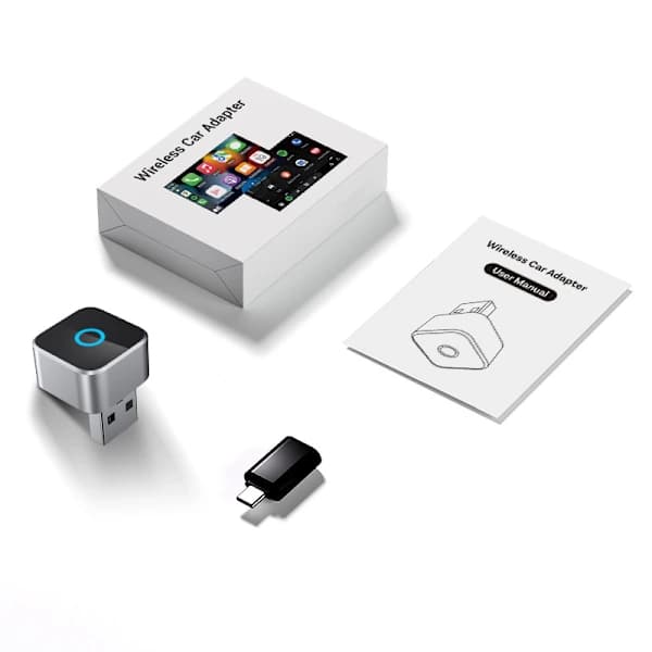 Ottocast Mini Cube Trådløs CarPlay Adapter Android Auto Biltilkoblingsboks CP88-M