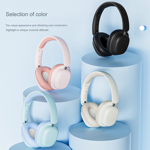 Nyligen populära trådlösa hörlurar med Bluetooth spelhörlurar och högt batteri (levereras med en spelspecifik plug-in mikrofon) Yunyan White