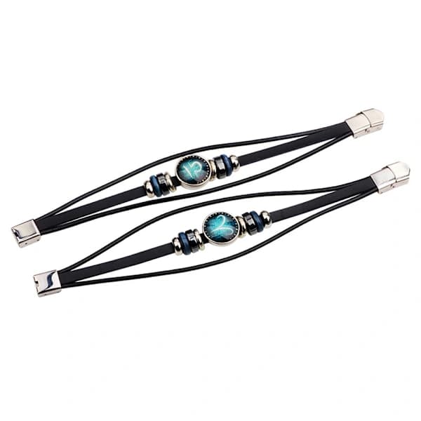 /EA/Wekity Konstellation Flätat Reparmband - Punk Legering Läder