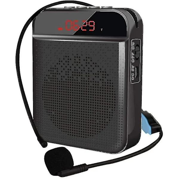 /EA/Bærbar stemmeforstærker, Bluetooth-bælte stemmeforstærker - sort