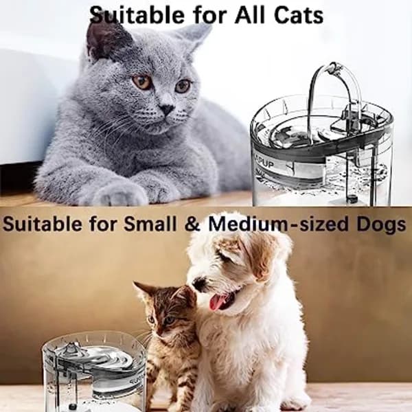 /EA/Automatisk kattevandsfontæne 2L Vandfontæner til katte Hvalp