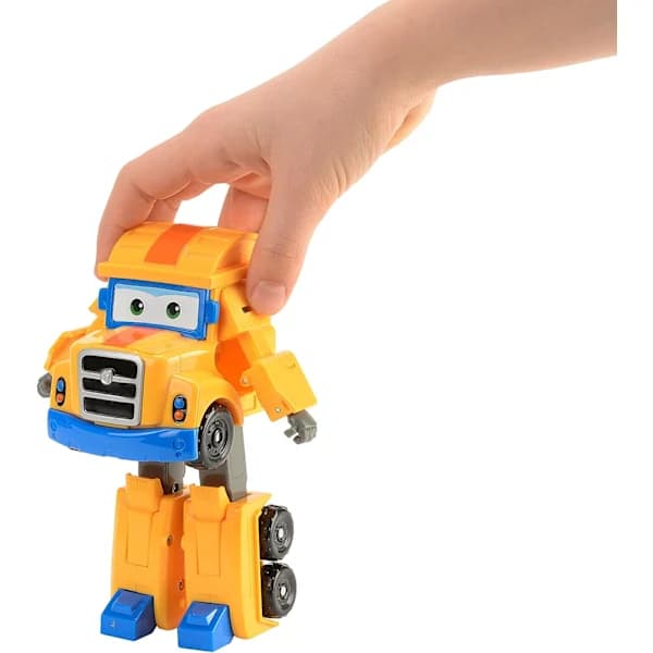 /EA/POPPA WHEEL Transformerende legetøjsbil og robot actionfigur, Carto