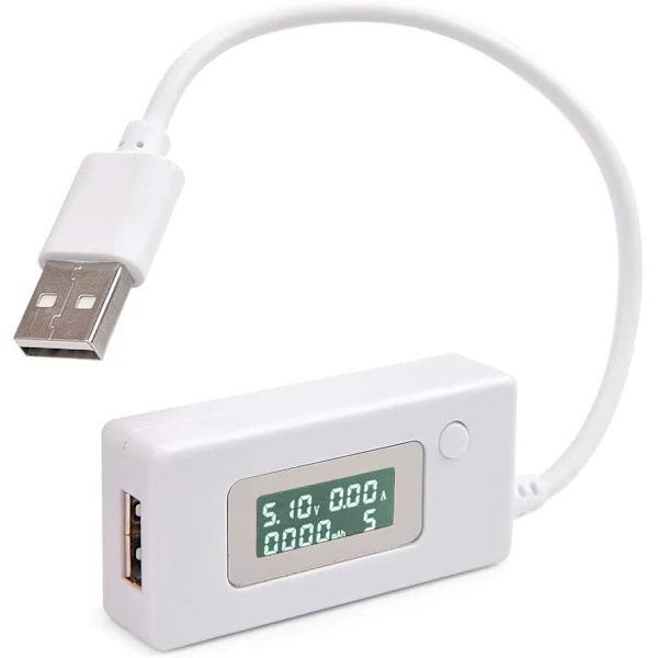 /EA/USB-strømmåler Strøm- og spenningstester Multimeter USB-lading