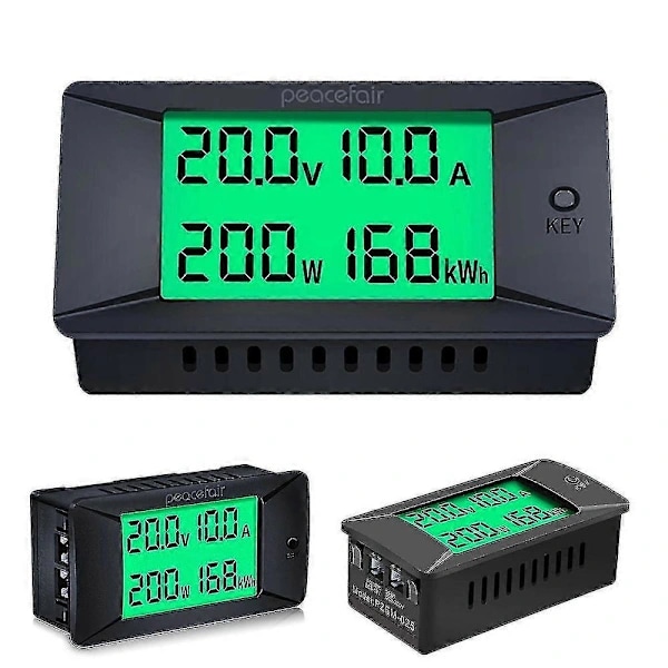 /EA/DC 0-300V 300A LCD Digital Voltmeter Amperemeter Spænding Amp Effekt Panel Meter Sæt