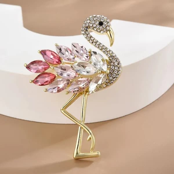 /EA/Rhinestone Brosche Dekorativ Brosche Clip Trøje Brosche Krystal B