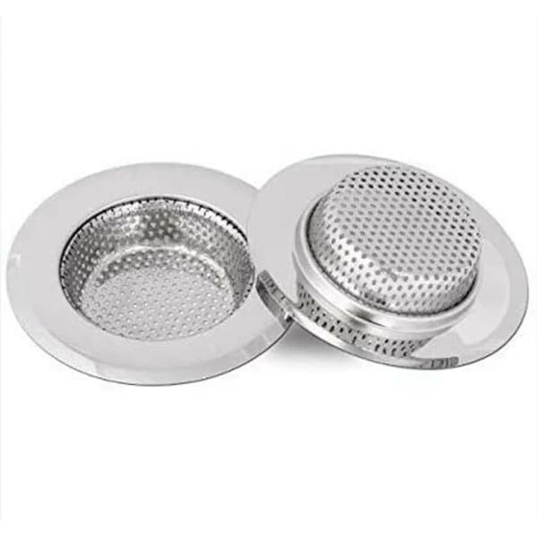 /EA/Vask Sil, Rustfri Vask Sil, Vask Gitter, 18mm Dyp, 2stk 7cm (Små)