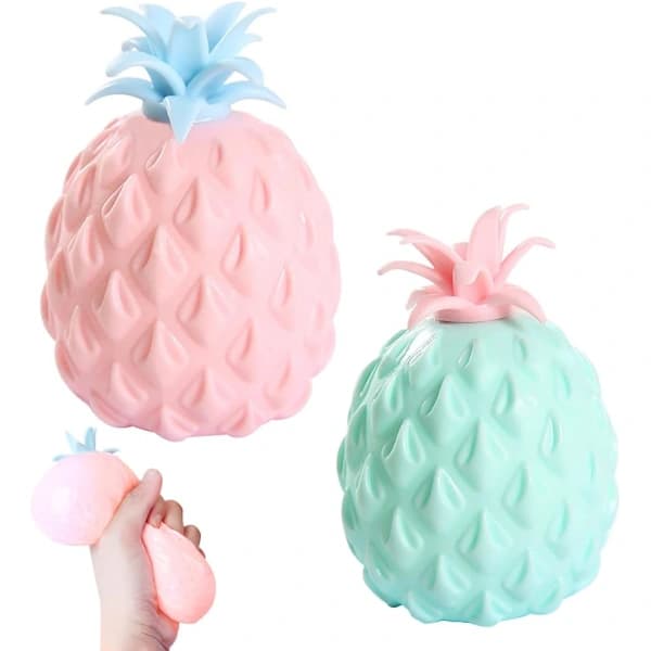 /EA/ 2-pack ananasleksak, ananas squishy, ​​antistress ananas