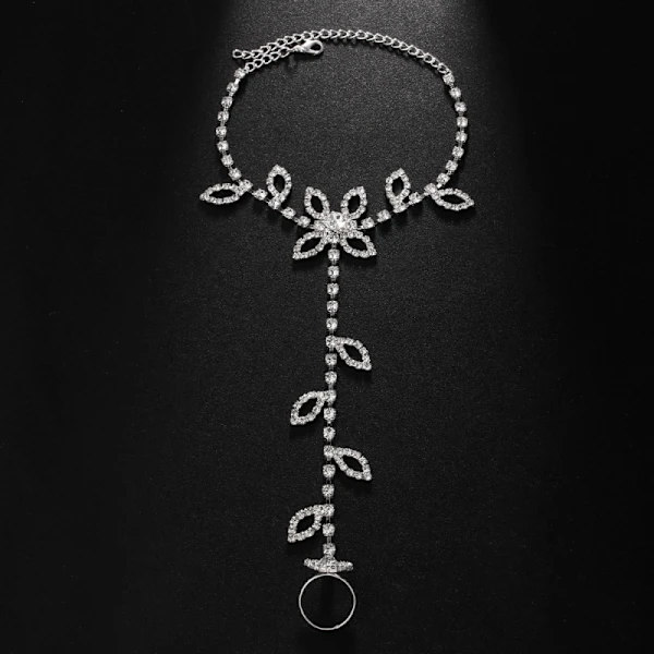 /EA/Bröllopsblad Ring Armbånd Sølv Ankelkæde Håndledsrem