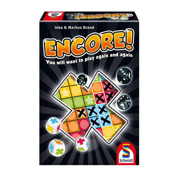 Encore | Strategi Tärningsspel | Ålder 8+ | 1-6 spelare | 20 minuters speltid Igen