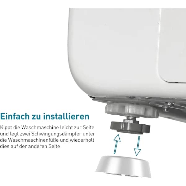 /EA/4 stk. Anti-vibrationsgummifødder til vaskemaskine