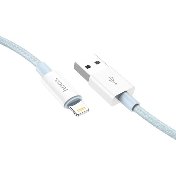 /EA/hoco. X68 todenmukainen väri 2.4A latausdatakaapeli iPhone Lig:lle