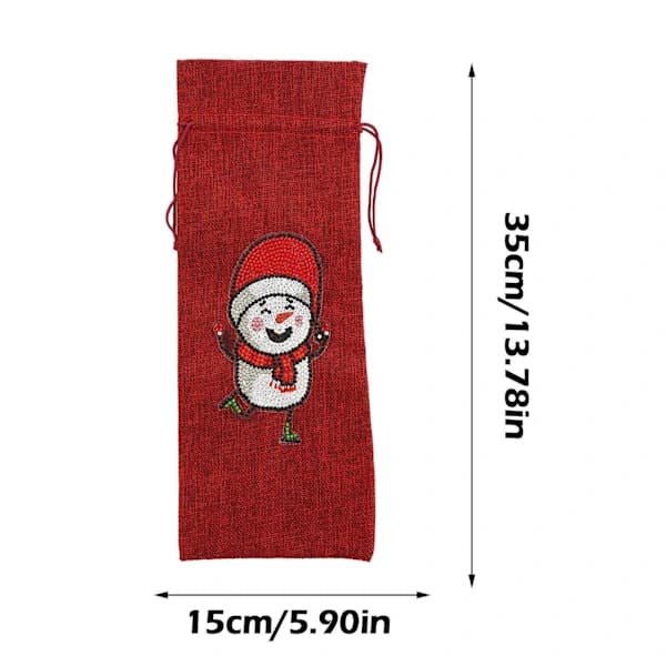 /EA/Special Vinflaskeovertrækssæt til julebordsdekoration, S