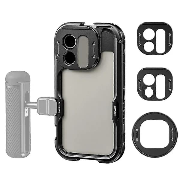 /EA/NEEWER Telefonbur för iPhone 15 Pro Max Snabbfäste Video Rig