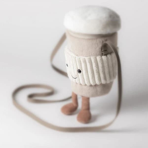 Jellycat 20 cm Amuseables Take Away-Kaffe Blødt Legetøj