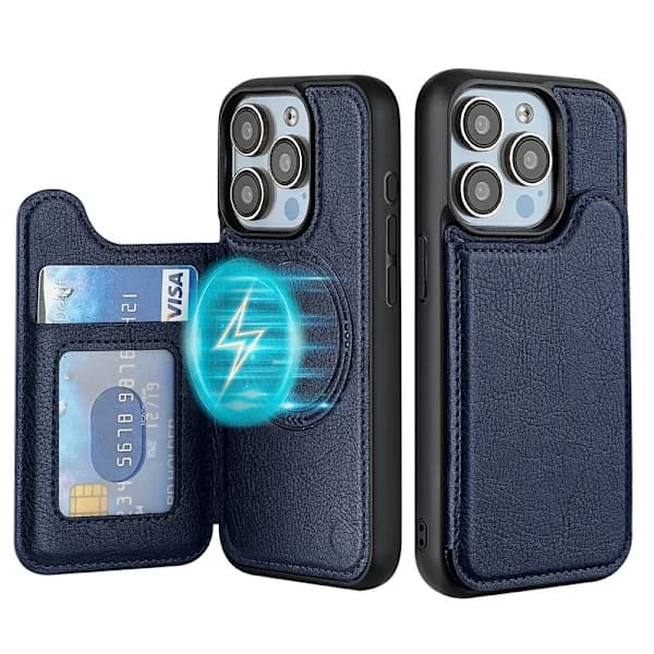 /EA/iPhone iPhone 14 Pro Magnetisk Telefonveske med MagSafe Kortholder