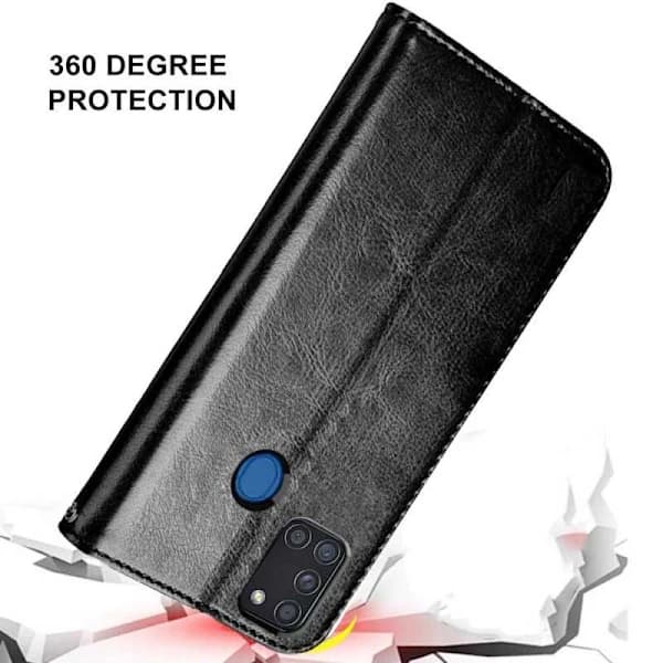 /EA/OnePlus Nord N10 Pung Etui PU-Læder 4-RUMS Sort