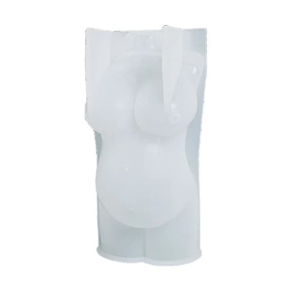 /EA/3D Kropsform Lys Resin Form Kvinde Mand Kropsmodel Smykker Silikone Form, 1（E）