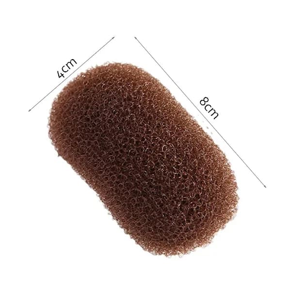 3 stk. Hår Volume Boost Puffy Hair Pad SORT Sort