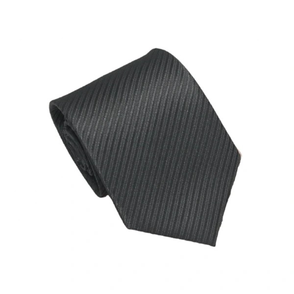 /EA/Affärsmässig slips för män, polyester silketwill, handgjord s