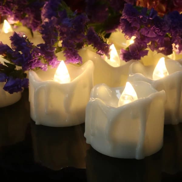 /EA/12 LED flammeløse telys elektrisk belysning