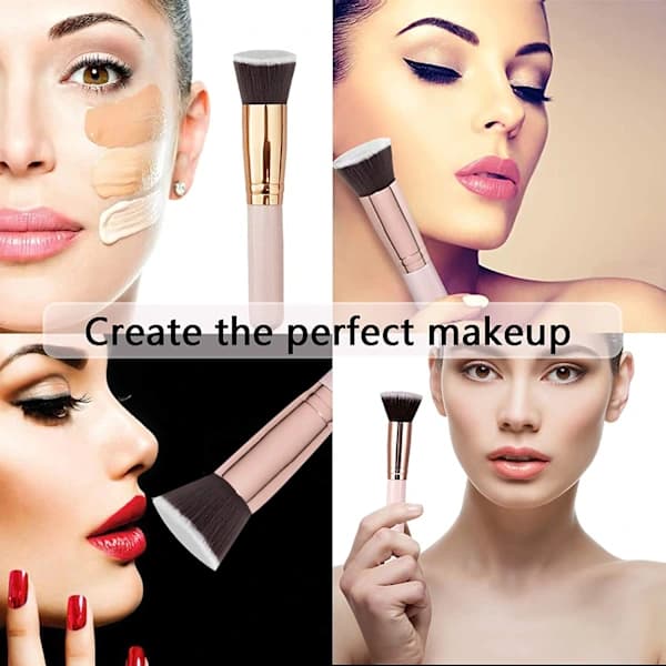 /EA/Foundationbørste, makeupbørste, konturbørste, kan bruges på Ch