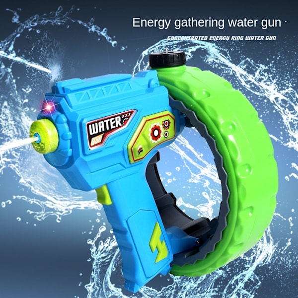 Elektrisk vattenpistol för vuxna och barn - Fjärrkontroll automatisk vattenpistol - Perfekt för sommarens poolpartyn - Cool hajdesign - Perfekt sommarpresent J