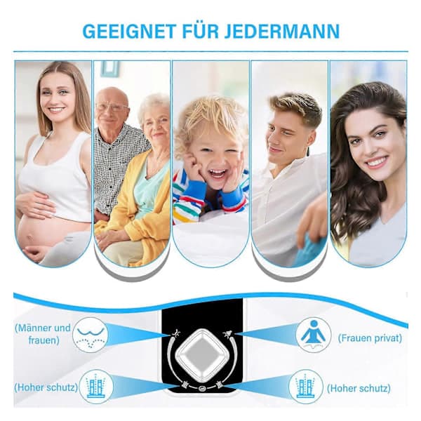 /EA/ Bidee-lisäosa bidee-wc-istuimeen hyllykoukulla, kaksoissuuttimet