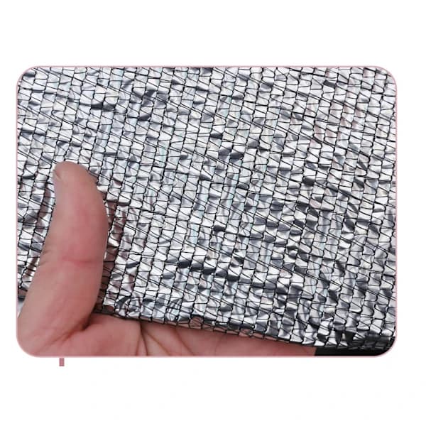 /EA/2M*3M, 75% Aluminisert skjermduk Reflekterende Aluminisert solskjerming