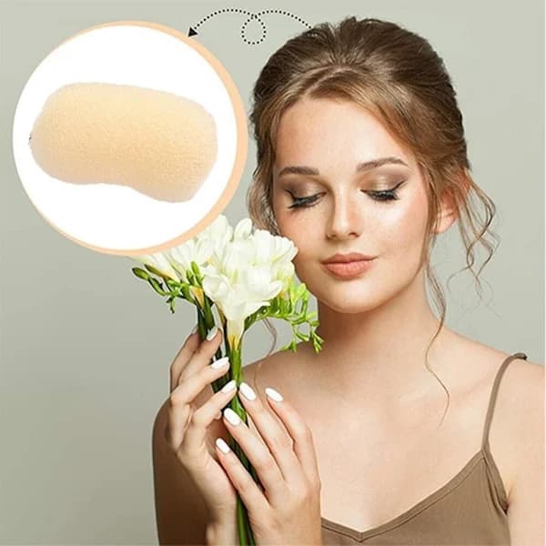 3 stk. Hår Volume Boost Puffy Hair Pad SORT Sort