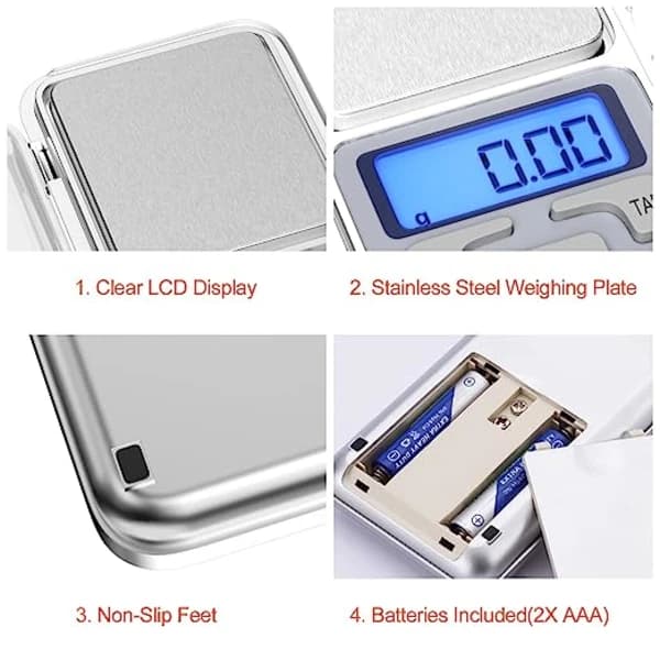 /EA/Mini multifunktionel madvægt med LED-display