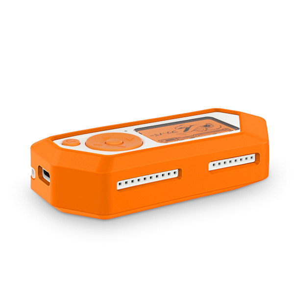 2024 Nya Flipper Zero Skyddsfodral Elektronisk Delfin Silikon Allomfattande Skyddsfodral orange färg