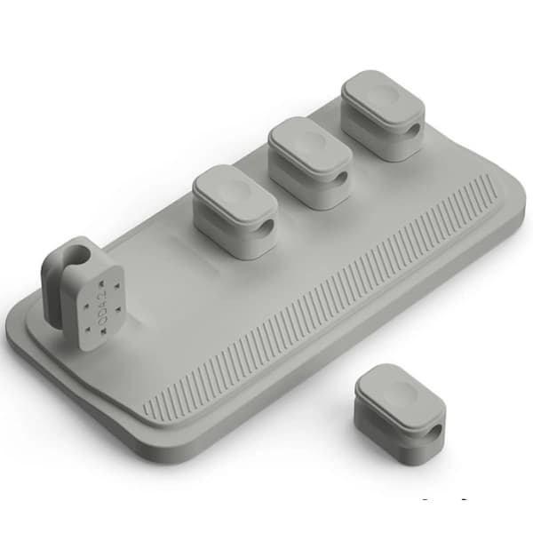 /EA/1 stk. grå kabelklemmer magnetisk kabelbinding kabelorganisering
