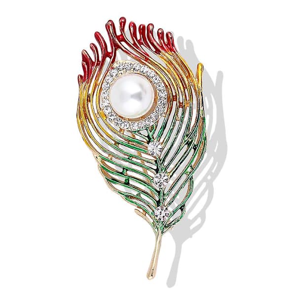 /EA/Brosch Bukett Corsage Växt Blomma Multifunktionell Brosch Silke Scarf Spänne Present