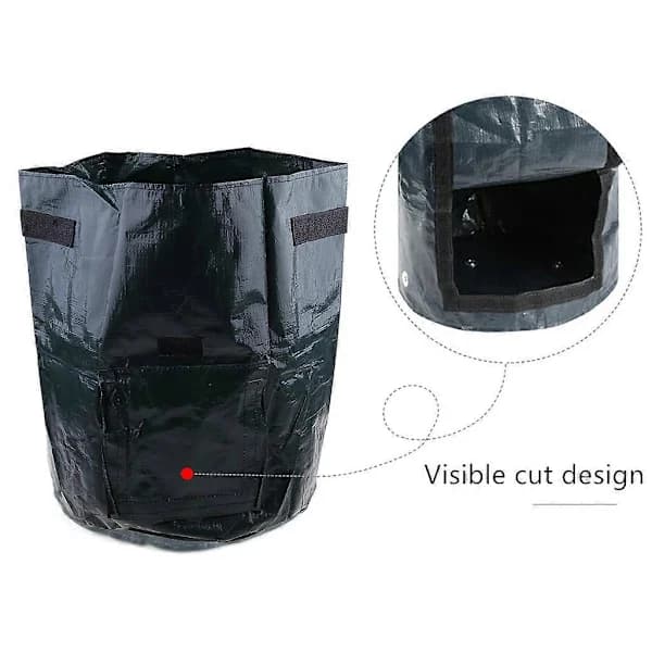 /EA/5-pack 10 Gallon Odlingspåsar Slitstarka Växtpåsar Bärbara Potatisodlingspåsar