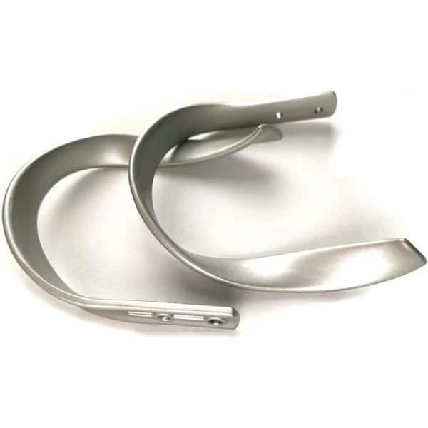 /EA/Gardinstänger, dekorativa gardinstänger, 2-pack, aluminiumlegering,