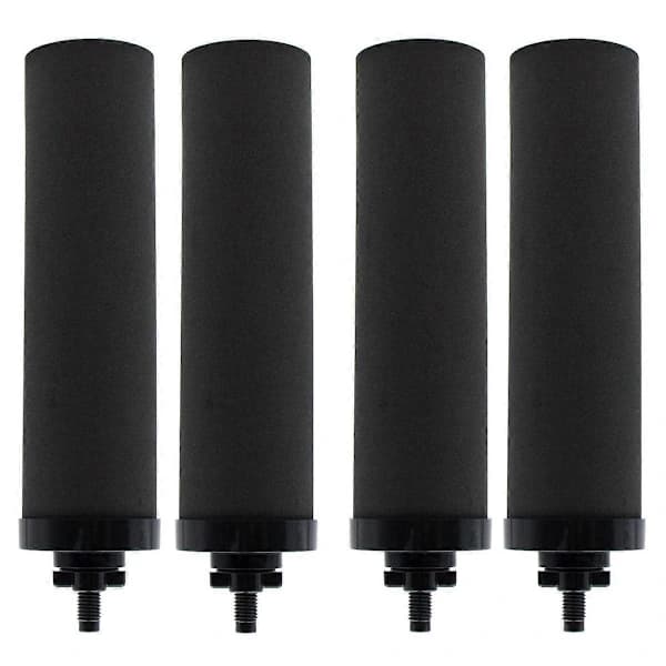 /EA/4-pak vandfilter til BERKEY Black Aktiveret Kul BB9-2 Filter 41 HPPE