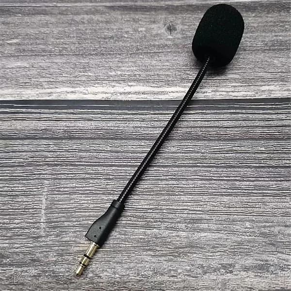 /EA/Erstatningsmikrofon for Gaming-headset Logitech G Pro / G Pro X 3,5 mm mikrofon Svart
