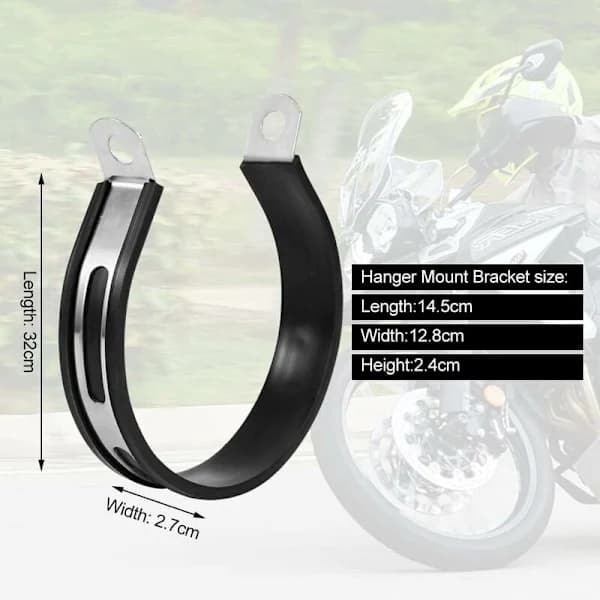 /EA/86mm Eksosrørfeste, Motorsykkel Eksosrør Lyddemper Klemmer, Scooter